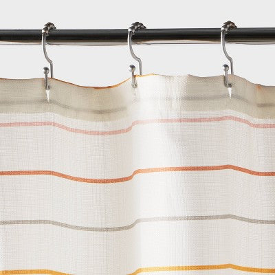 Fabric Thin Striped Shower Curtain - Room Essentials