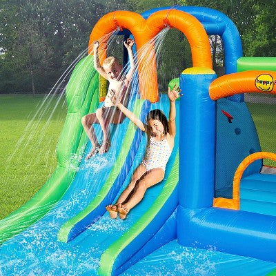 Happy Hop Jump and Splash Double Side Water Park (LOCAL PICKUP ONLY)