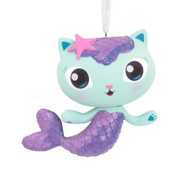 Hallmark Gabby's Dollhouse MerCat Christmas Tree Ornament: DreamWorks Animation Collectible, Indoor Decoration