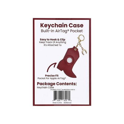 Vivitar Airtag Keychain - Cowboy Boot