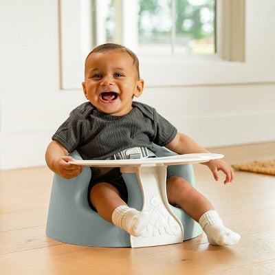 Bumbo Floor Seat PLUS+ with Tray Infant Positioning Seat - Desert Mirage