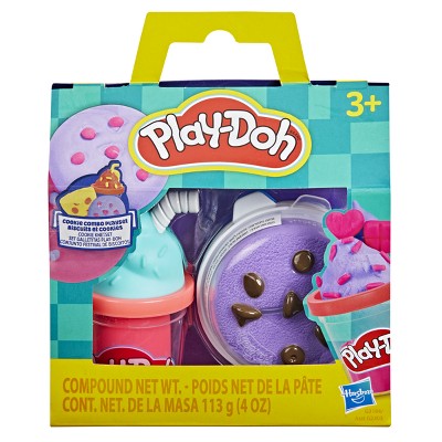 Play-Doh Treats to Go Cookie Combo Playset 2oz Cans Basket Stuffers Ages 3 and Up