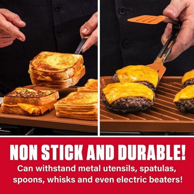 Gotham Steel Nonstick Double Grill and Griddle Reversible X-Large Pan