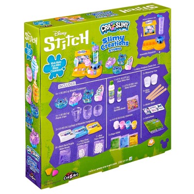 Disney Stitch Slimy Creations Studio: Craft Activity Kit with 46 Pieces for DIY Art