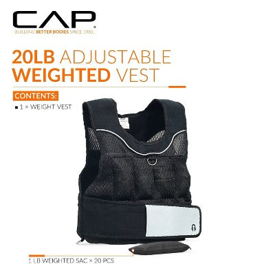 CAP Adjustable Vest Body Weight - 20lbs (LOCAL PICKUP ONLY)