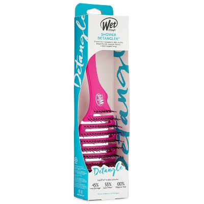 Wet Brush Shower Detangler Hair Brush - Fuchsia
