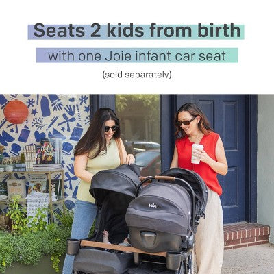 Joie Rosemary Full-Size Double Stroller - Shale (LOCAL PICKUP ONLY)
