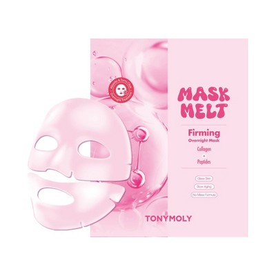 TONYMOLY Collagen + Peptide Overnight Hydrogel Mask - 33g: Smoothing, Normal Skin, Unscented