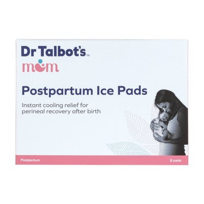 Dr. Talbot's Postpartum Ice Pads - 8ct: Genital Application, Cotton Material, Ice and Heat Packs