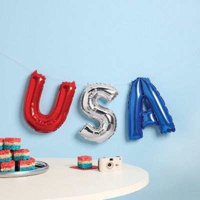 4th of July USA Foil Balloon Banner - Spritz