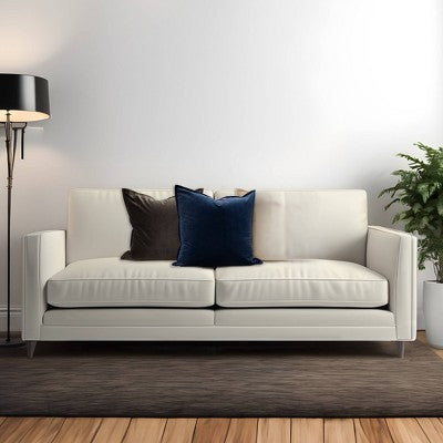 Brentwood Velvet Toss Pillow Brown