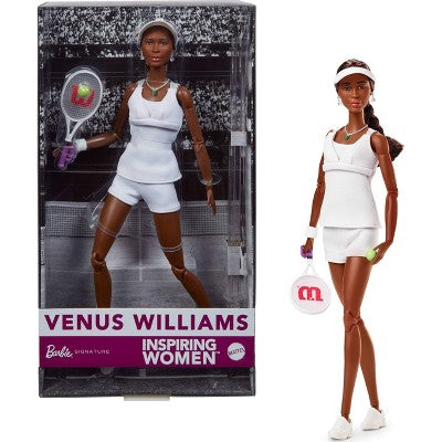 Barbie Inspiring Women Series, Venus Williams Fashion Doll with Signature Tennis Uniform