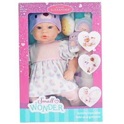 Madame Alexander 14'' Small Wonder Light Skin Tone Baby Doll Activity Gym