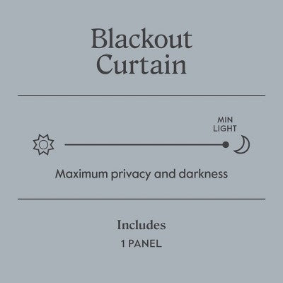 50"x84" Blackout Embossed Velvet Curtain Panel Black - Threshold: Tiger Print, UV Protection, Rod Pocket