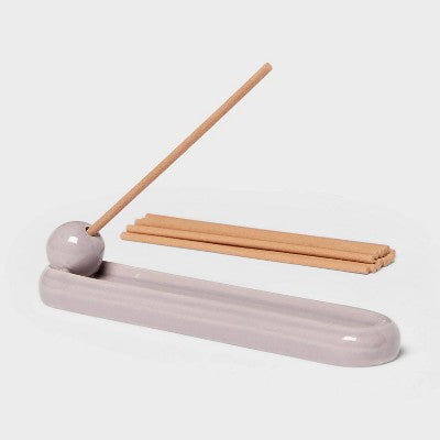 Incense and Ceramic Holder Lavender - Room Essentials