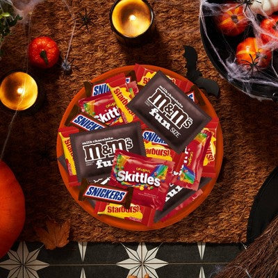 Mars - Halloween Candy Chocolate Fruity Variety Bag - 30.02oz/65ct