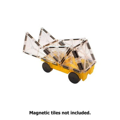 MAGNA-TILES Cars 2pc Expansion Set: Green & Yellow