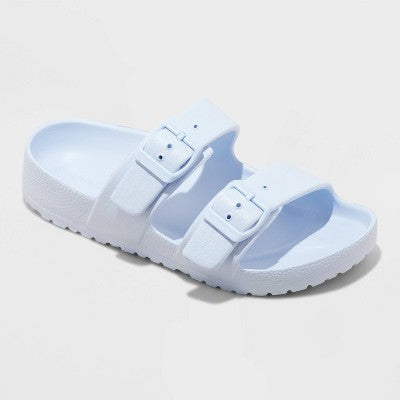 Kids' Noa Blown EVA Footbed Sandals - Cat & Jack Light Blue 1