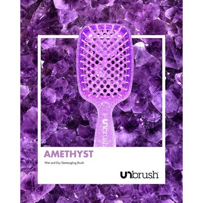 UNbrush Detangler Hair Brush - Glitter Amethyst