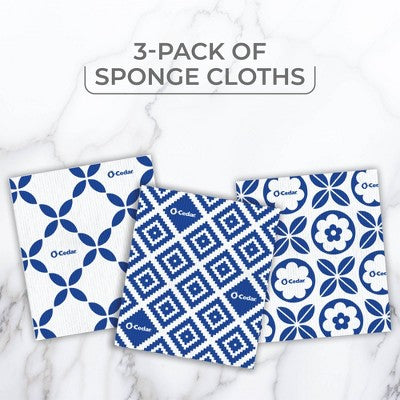 O-Cedar Super Absorbent Sponge Cloth - 3ct