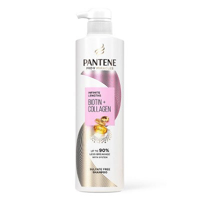 Pantene Pro-V Miracles Infinite Lengths Biotin + Collagen Shampoo Sulfate Free - 13.5 fl oz