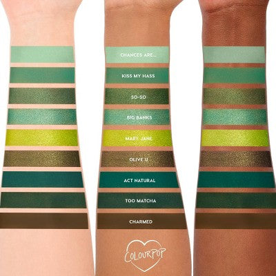 ColourPop 9-Pan Eyeshadow Palette - Just My Luck - 0.3oz