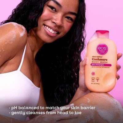 eos Shea Better Cashmere Body Wash - Pink Champagne - 16 fl oz