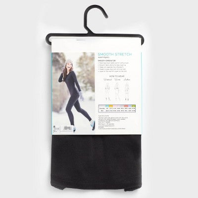 Warm Essentials by Cuddl Duds Women's Thermal Top - Black L