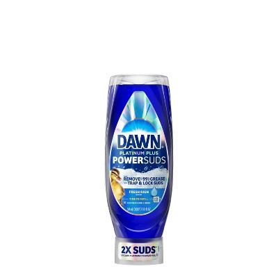 Dawn Platinum Plus PowerSuds Ez Squeeze Dish Soap - Fresh Rain - 17.4 fl oz