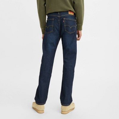 Levi's Men's 505 Regular Fit Straight Leg Jeans - Dark Wash 40x30
