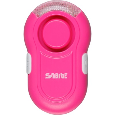 Sabre Personal Alarm with LED Light - Pink