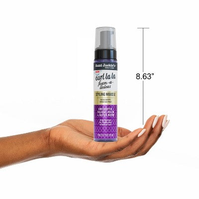Aunt Jackie's Curls & Coils Curl La La Foam-a-licious Styling Mousse - 8.5 fl oz