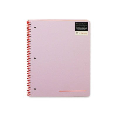 Best Year Ever Spiral Notebook Lavender/Tomato, School Supplies