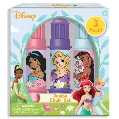 Disney Jumbo Chalk Set Princess - 3pk