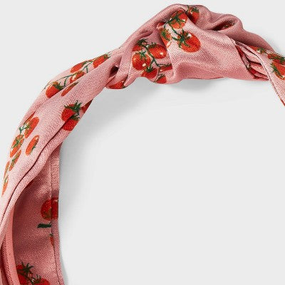 Top Knot Tomato Headband - A New Day Pink/Red