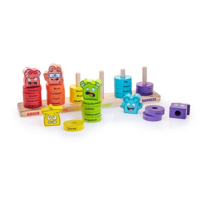 Open The Joy Emotions Stacking Rings