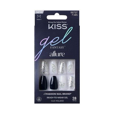 KISS Products Gel Fantasy Allure Fake Nails - Stunned By You - 31ct