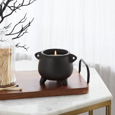 Small Cauldron Haunt Couture Halloween Jar Candle - Threshold