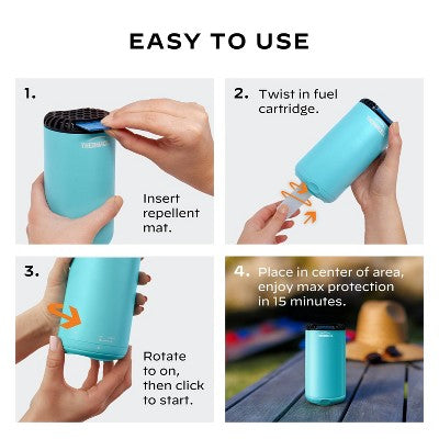 Patio Shield Mini Mosquito Repeller Glacial Blue - Thermacell