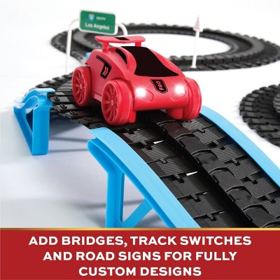 FAO Schwarz Vehicle Playset with DIY Track