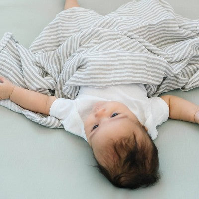 Red Rover Organic Cotton Muslin Swaddle Blanket - Family Farm - 2pk: Animal Prints, 44" x 44"