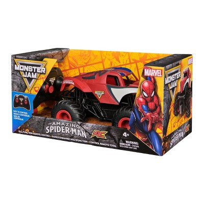 Monster Jam Marvel The Amazing Spider-Man RC Monster Truck 1:24 Scale