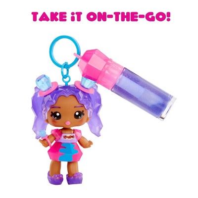 Yummiland x Licensed Sweets Lip Gloss Doll: Ring Pop Includes DIY Lip Gloss + Removable Keychain