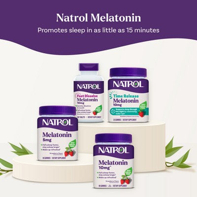 Natrol Melatonin Advanced 10mg Time Release Sleep Aid Tablets - 75ct