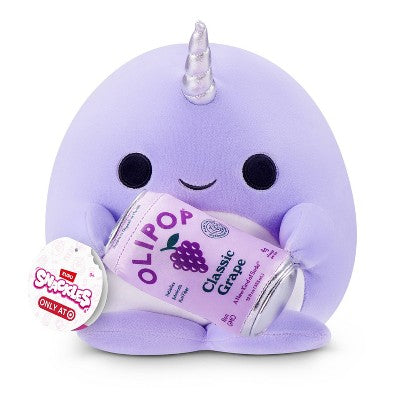 Snackles 8" Narwhal with Olipop Soda Plush