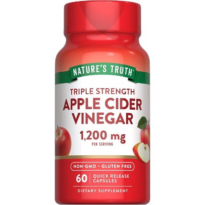 Nature's Truth Apple Cider Vinegar Capsule 1200mg | 60 Count