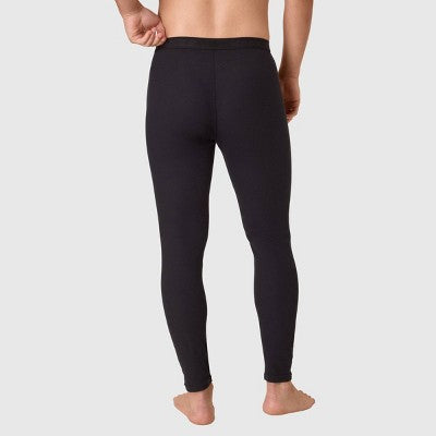 Hanes Men's Thermal Waffle Knit Pants - Black L