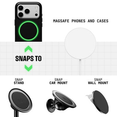 ohsnap! Snap Charge Qi2 Wireless Charger - White