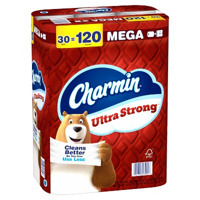 Charmin Ultra Strong Toilet Paper - 30 Mega Rolls