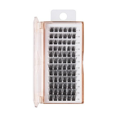 BeBlinky False Eyelash Clusters - Wide Band 03, Wispy, 9-16 mm - 72ct